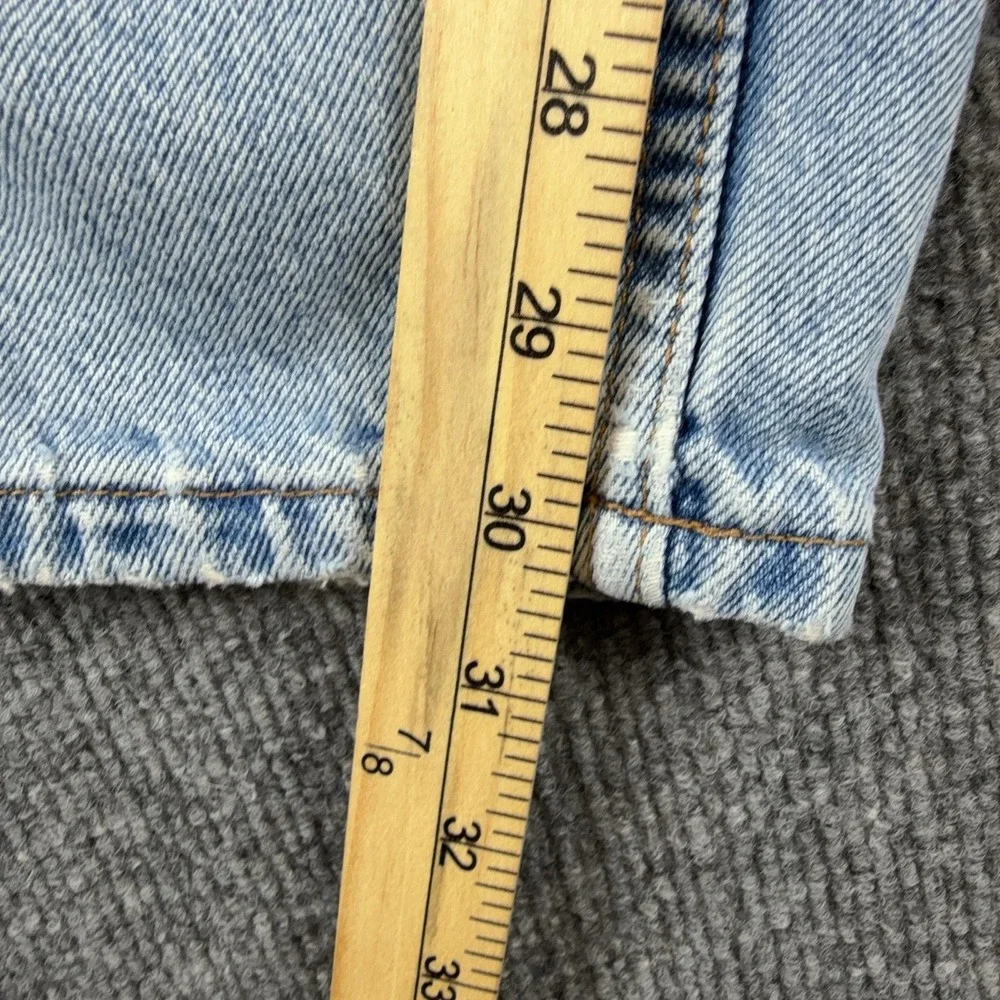 VTG County Seat Jeans Mens 34x32 Light Wash Blue Relaxed Fit Straight Leg Denim